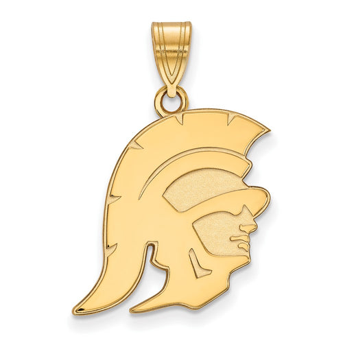 10k Gold University of Southern California Trojan Large Pendant