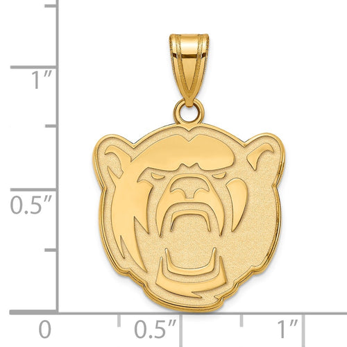 10k Gold LogoArt Baylor University Large Pendant