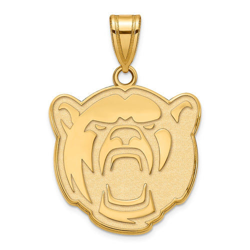 10k Gold LogoArt Baylor University Large Pendant
