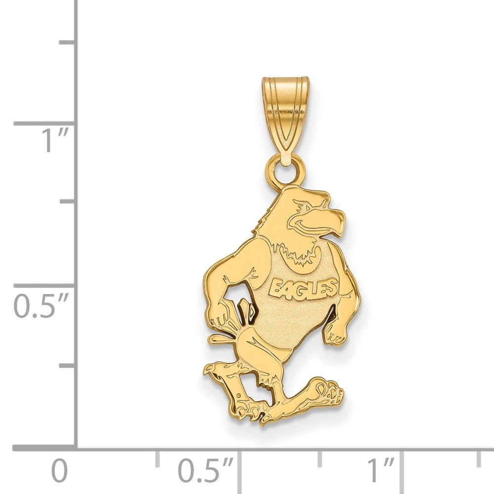 14k Gold LogoArt Georgia Southern University Eagle Large Pendant