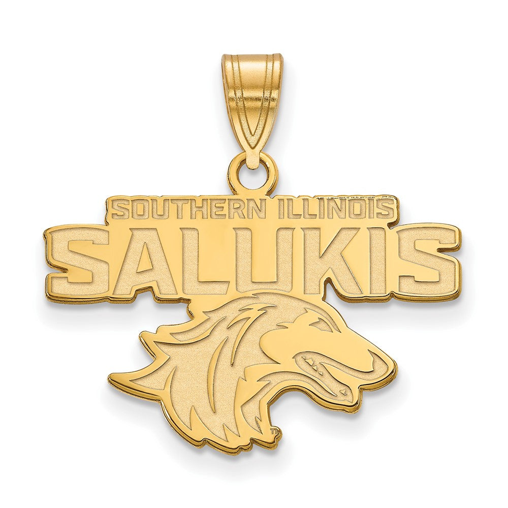 14k Gold LogoArt Southern Illinois University Salukis Medium Pendant