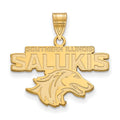 14k Gold LogoArt Southern Illinois University Salukis Medium Pendant