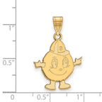 10k Gold LogoArt Syracuse University Mascot Large Pendant