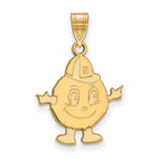 10k Gold LogoArt Syracuse University Mascot Large Pendant