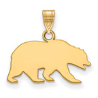10k Gold LogoArt University of California Berkeley Bear Small Pendant