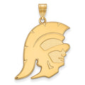 14k Gold University of Southern California Trojan Extra Large Pendant