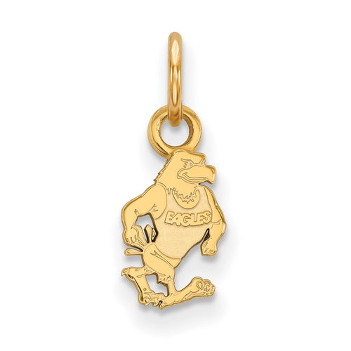 10k Gold LogoArt Georgia Southern University Eagle Extra Small Pendant