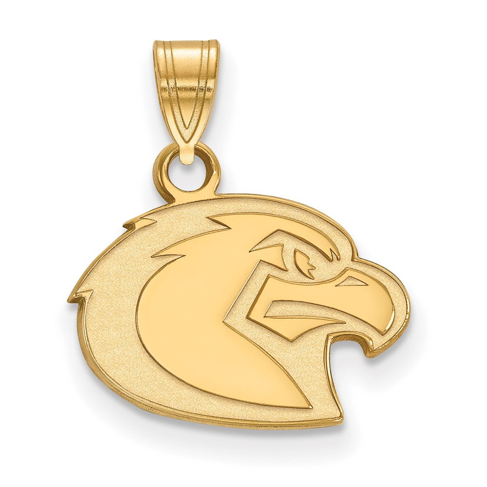 Sterling Silver Gold-plated LogoArt Marquette University Eagle Small Pendant