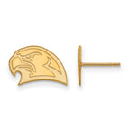10k Gold LogoArt Miami University Ohio Redhawk Small Post Earrings