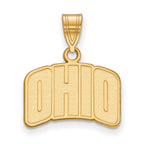 10k Gold LogoArt Ohio University Small Pendant