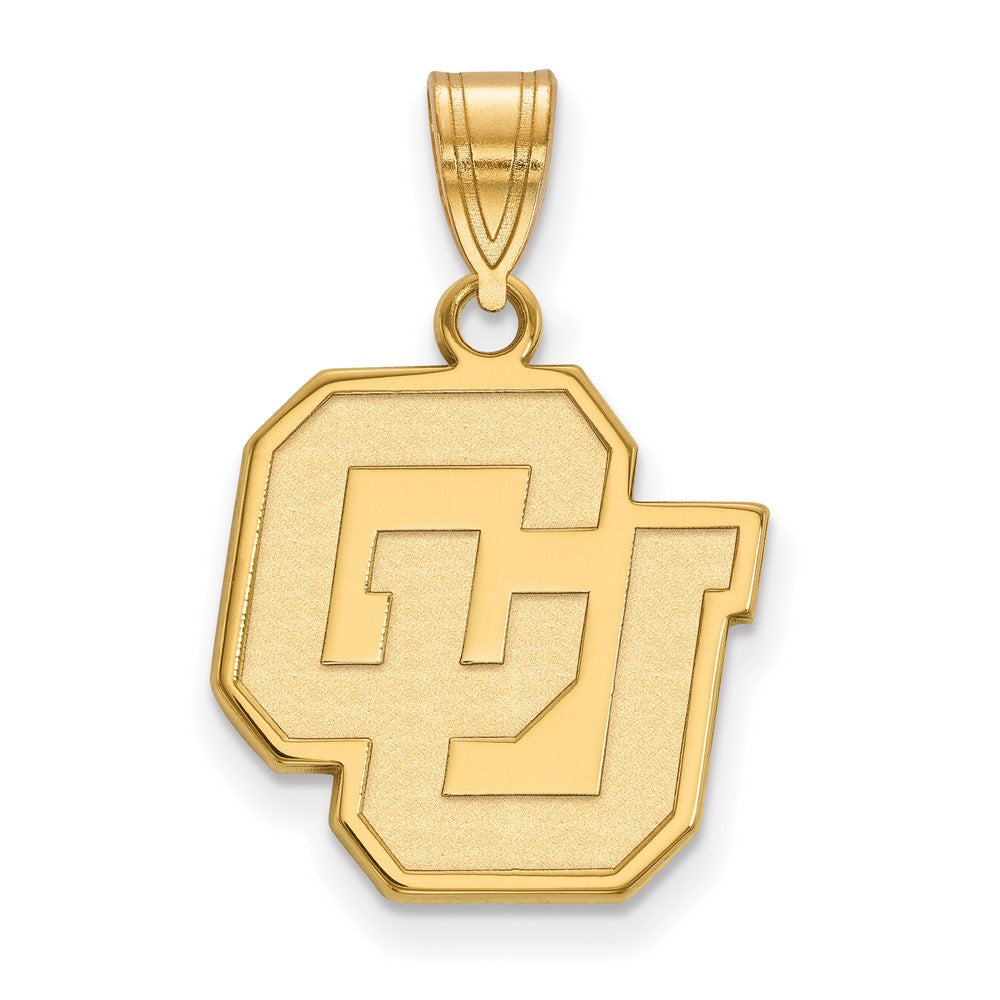 14k Gold LogoArt University of Colorado C-U Medium Pendant