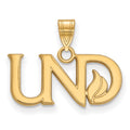 10k Gold LogoArt University of North Dakota U-N-D Small Pendant
