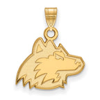 10k Gold LogoArt Northern Illinois University Huskie Small Pendant