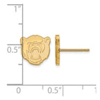 Sterling Silver Gold-plated LogoArt Baylor University Extra Small Post Earrings