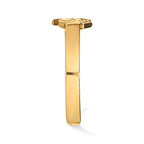 Sterling Silver Gold-plated LogoArt Florida State University F-S Toe Ring