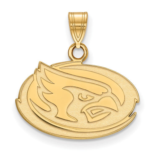 10k Gold LogoArt Iowa State University Cardinal Small Pendant