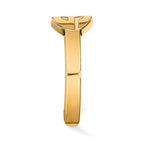 Sterling Silver Gold-plated LogoArt University of Georgia Letter G Toe Ring