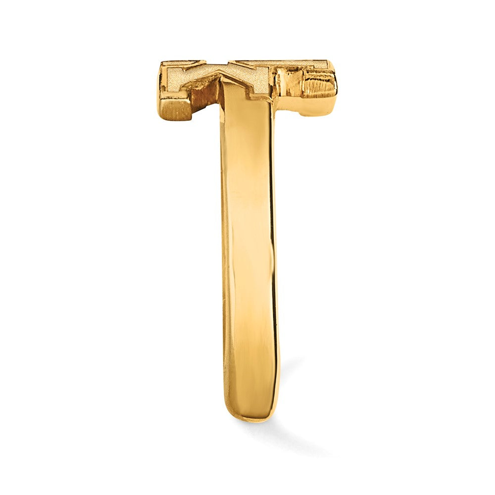 Sterling Silver Gold-plated LogoArt University of Kentucky U-K Toe Ring