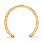 Sterling Silver Gold-plated LogoArt University of Mississippi Ole Miss Toe Ring