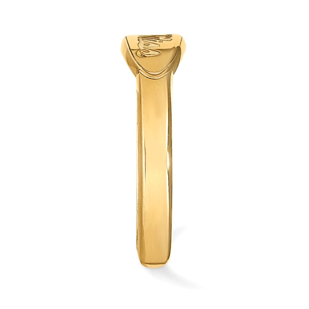 Sterling Silver Gold-plated LogoArt University of Mississippi Ole Miss Toe Ring