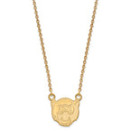 10k Gold LogoArt Baylor University Small Pendant 18 inch Necklace