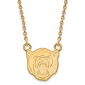 14k Gold LogoArt Baylor University Small Pendant 18 inch Necklace