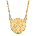 14k Gold LogoArt Baylor University Large Pendant 18 inch Necklace