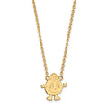 14k Gold LogoArt Syracuse University Mascot Large Pendant 18 inch Necklace