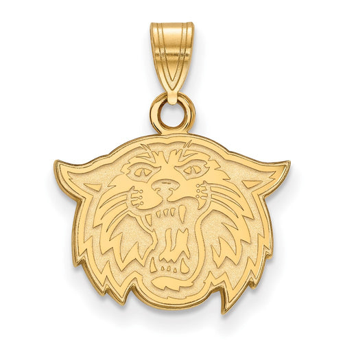 10k Gold LogoArt Villanova University Wildcat Small Pendant