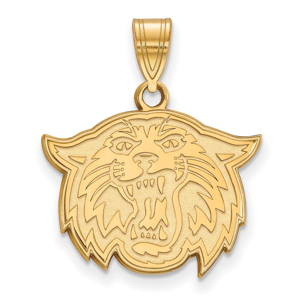 10k Gold LogoArt Villanova University Wildcat Medium Pendant
