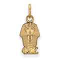 Sterling Silver Gold-plated LogoArt Phi Sigma Sigma Sorority Symbol Extra Small Pendant