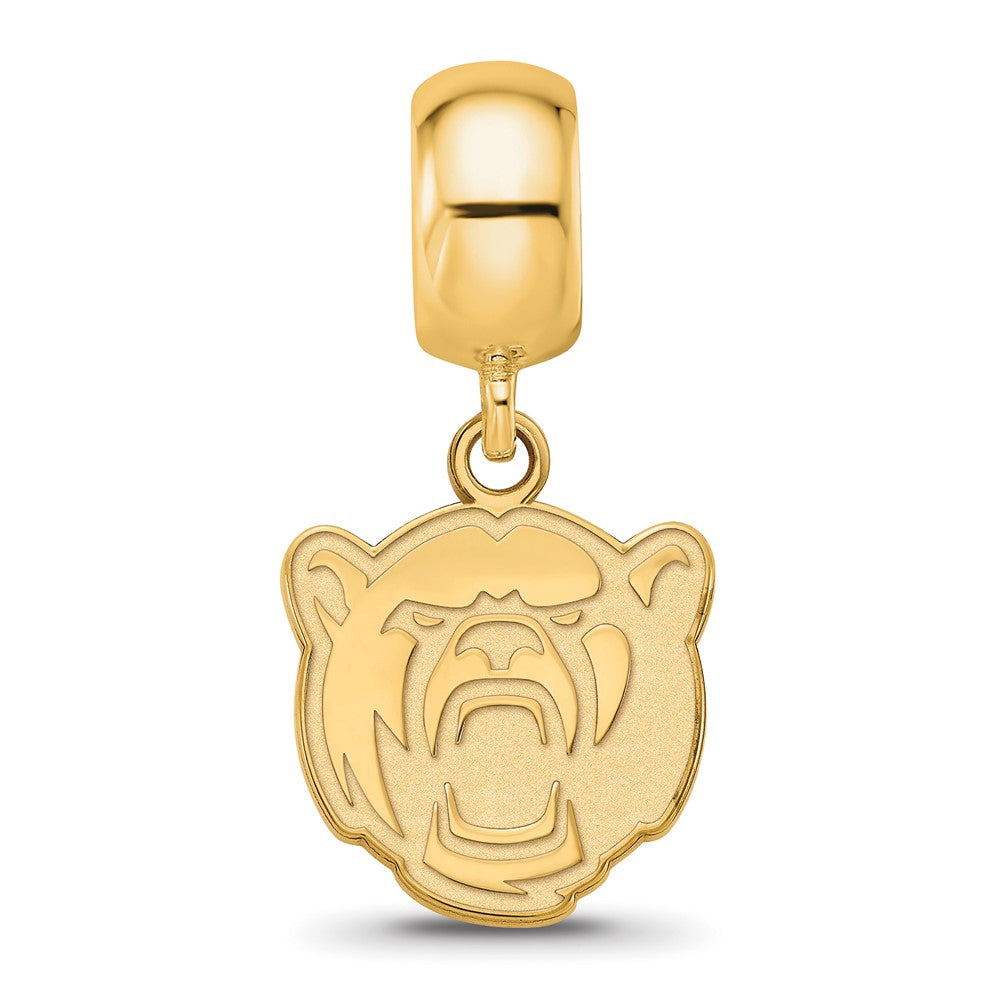Sterling Silver Gold-plated LogoArt Baylor University Small Dangle Bead Charm