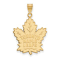 10k Gold NHL LogoArt Toronto Maple Leafs Extra Large Pendant