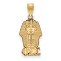 Sterling Silver Gold-plated LogoArt Phi Sigma Sigma Sorority Symbol Small Pendant