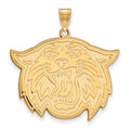 14k Gold LogoArt Villanova University Wildcat Extra Large Pendant