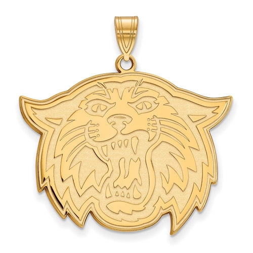 10k Gold LogoArt Villanova University Wildcat Extra Large Pendant