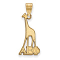 Sterling Silver Gold-plated LogoArt Alpha Epsilon Phi Sorority Symbol Medium Pendant