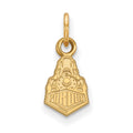14k Gold LogoArt Purdue University Boilermakers Train Logo Extra Small Pendant