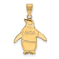 Sterling Silver Gold-plated LogoArt Theta Phi Alpha Sorority Symbol Medium Pendant