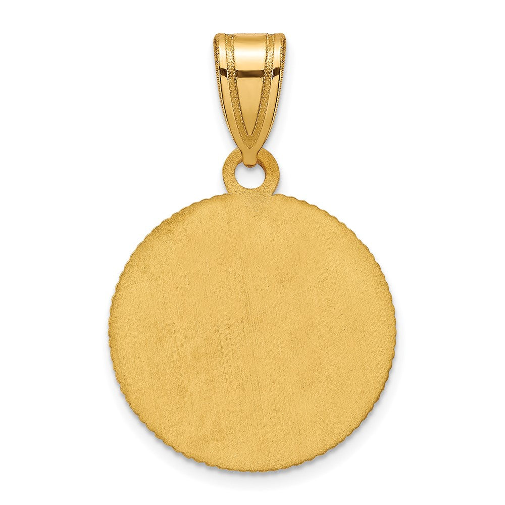 Sterling Silver Gold-plated LogoArt Baylor University Medium Crest Pendant