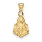 10k Gold LogoArt Purdue University Boilermakers Train Logo Small Pendant