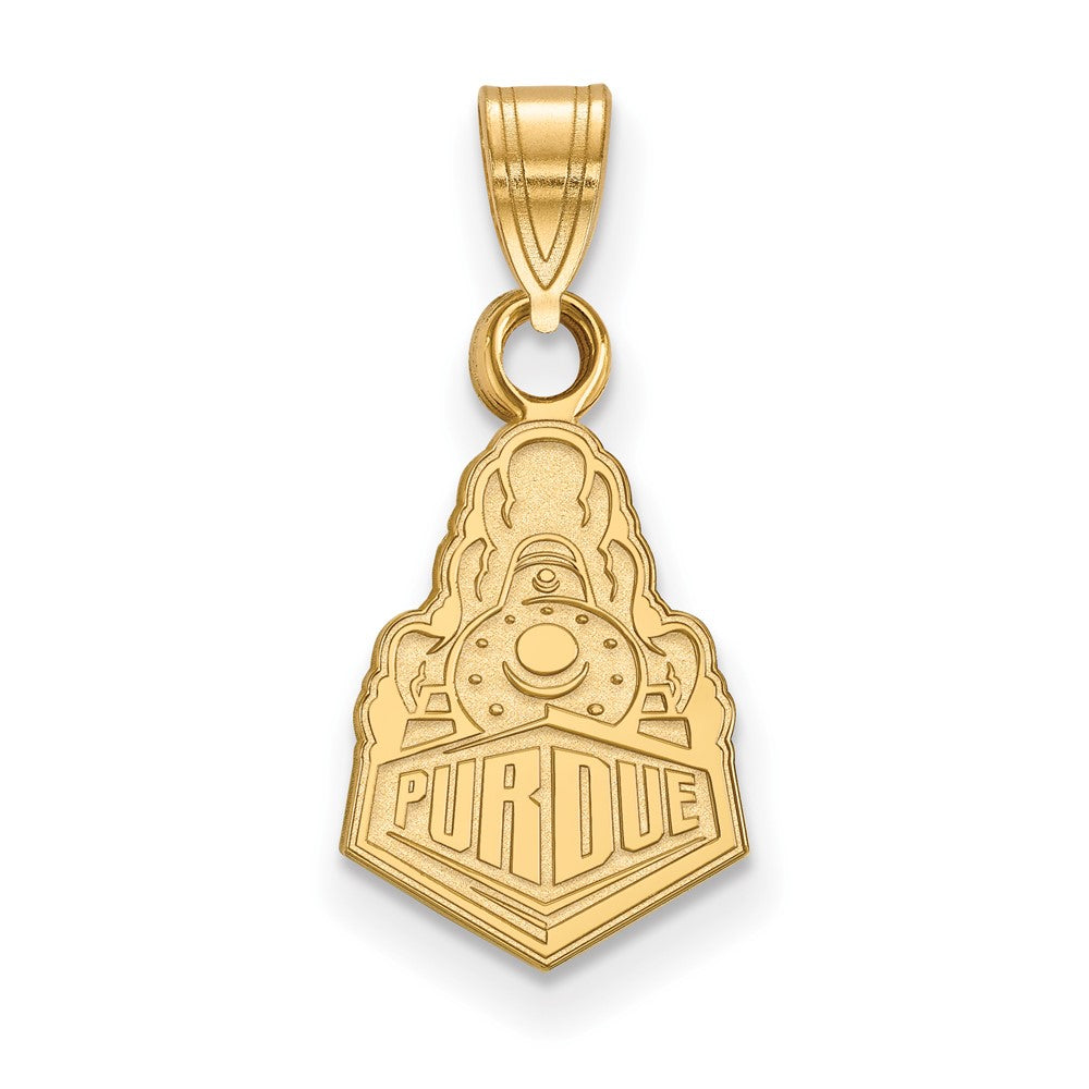 14k Gold LogoArt Purdue University Boilermakers Train Logo Small Pendant