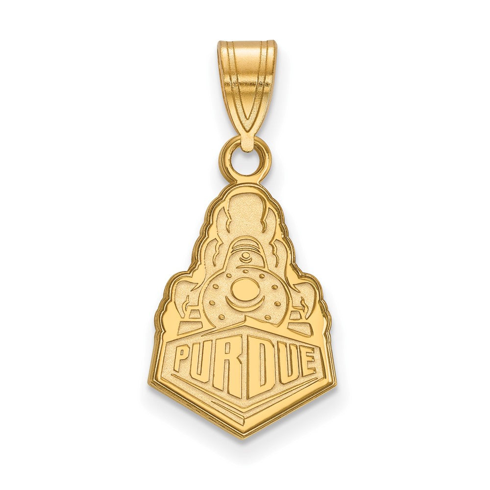 14k Gold LogoArt Purdue University Boilermakers Train Logo Medium Pendant