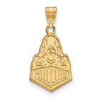 10k Gold LogoArt Purdue University Boilermakers Train Logo Large Pendant