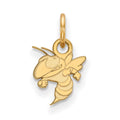 14k Gold LogoArt Georgia Institute of Technology Yellow Jacket Extra Small Pendant
