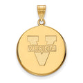 10k Gold LogoArt University of Virginia Large Disc Pendant
