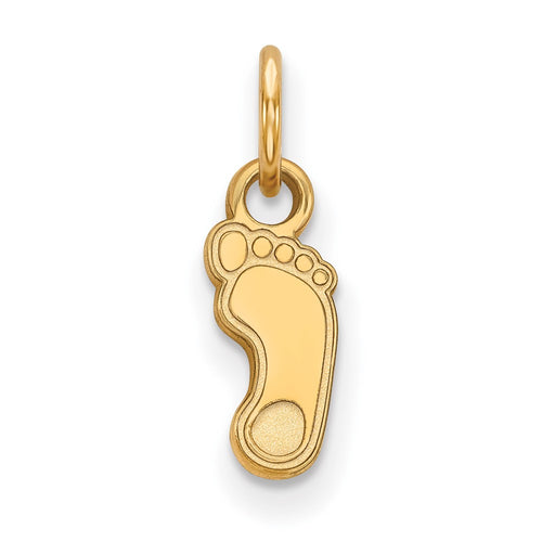 10k Gold LogoArt University of North Carolina Tar Heel Extra Small Pendant