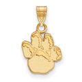 10k Gold LogoArt University of Pittsburgh Panther Paw Small Pendant