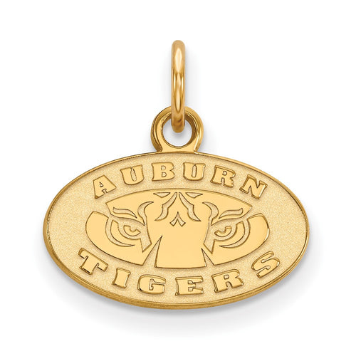 10k Gold LogoArt Auburn Tigers Extra Small Pendant