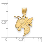 10k Gold LogoArt Georgia Institute of Technology Yellow Jacket Medium Pendant
